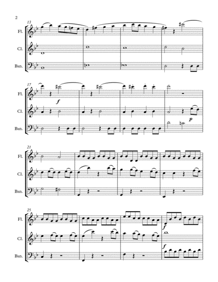 Mozart Symphonie 40 G Moll Trio Page 2