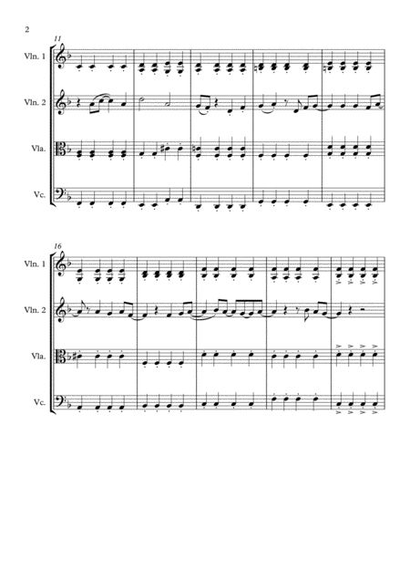 Mr Blue Sky Arranged For String Quartet By Greg Eaton Score And Parts Perfect For Gigging Quartets Page 2