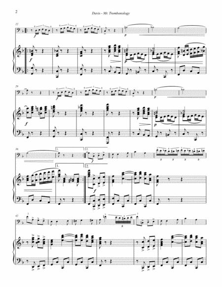 Mr Trombonology For Trombone And Piano Page 2