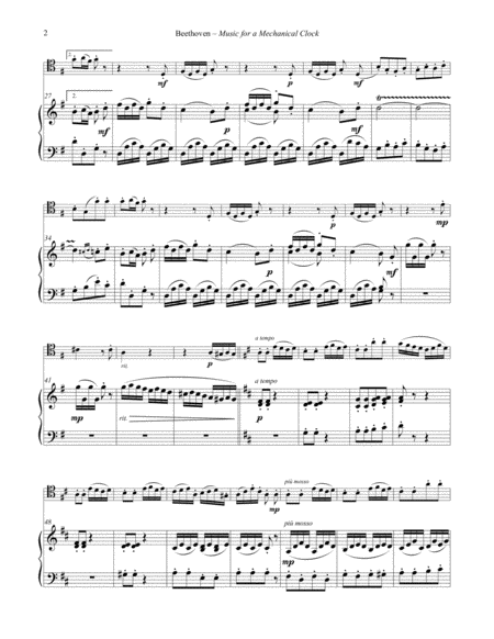 Music For A Mechanical Clock For Trombone Piano Page 2