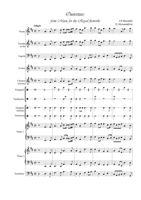 Music For The Royal Fireworks Ouverture Page 2