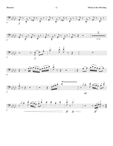 Music In The Morning Bassoon Page 2