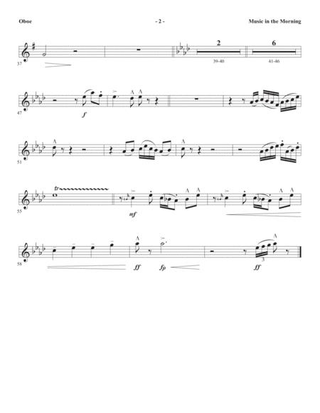 Music In The Morning Oboe Page 2