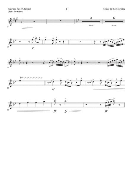 Music In The Morning Soprano Sax Clarinet Sub Oboe Page 2