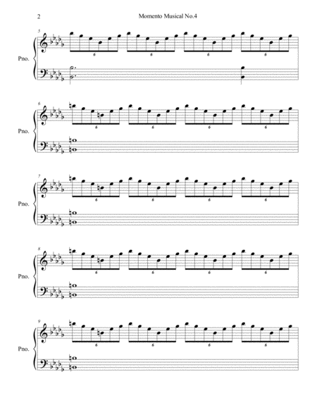 Musical Moment No 4 Page 2