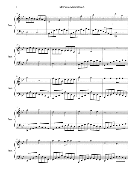 Musical Moment No 5 Page 2