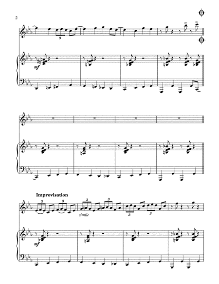 My Beautiful Girl Piano Background For Tenor Sax And Piano With Improvisation Video Page 2