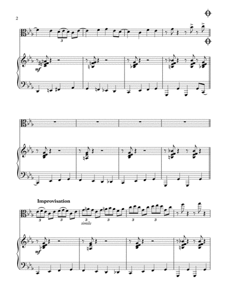 My Beautiful Girl Piano Background For Viola And Piano With Improvisation Video Page 2