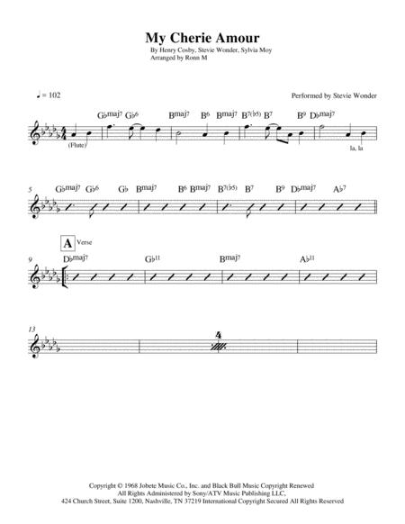 My Cherie Amour Performed By Stevie Wonder Page 2