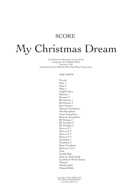 My Christmas Dream New Music For Concert Band Page 2
