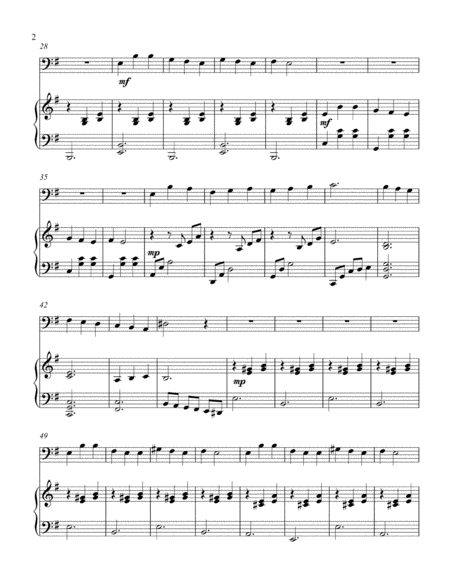 My Favorite Things Bass C Instrument Solo Page 2