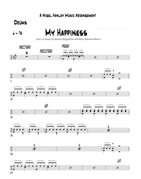 My Happiness Bb 8pc Country Band Chart Page 2