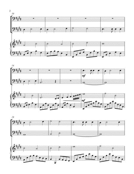 My Heart Will Go On Love Theme From Titanic Bass C Instrument Duet Page 2