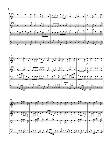 My Latest Sun Is Sinking Fast Angel Band Brass Quartet Page 2