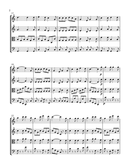 My Latest Sun Is Sinking Fast Angel Band String Quartet Page 2