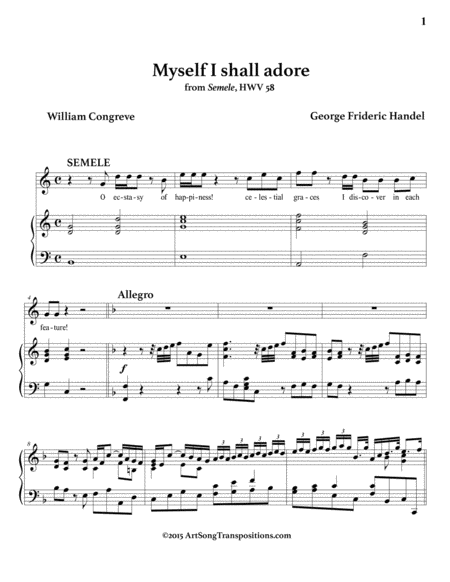 Myself I Shall Adore F Major Page 2