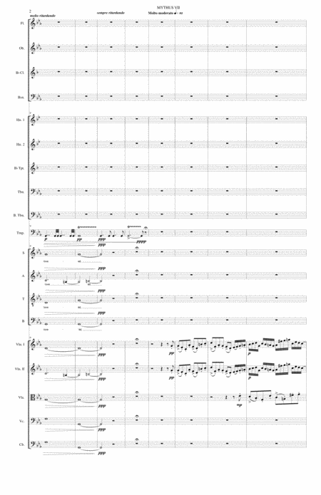 Mythus For Choir And Orchestra Stanza 7 Page 2