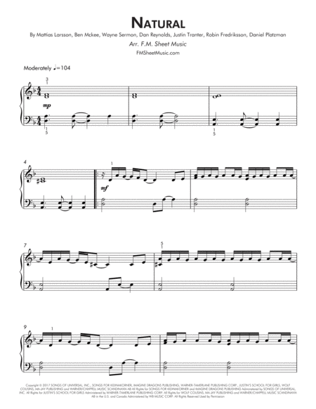 Natural Easy Piano Page 2