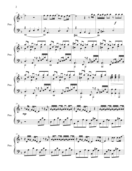 Natural Piano Solo Page 2