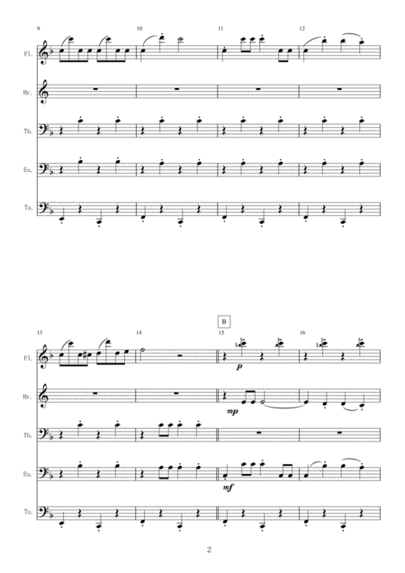 Near The Cross Piano Accompaniment For French Horn Page 2