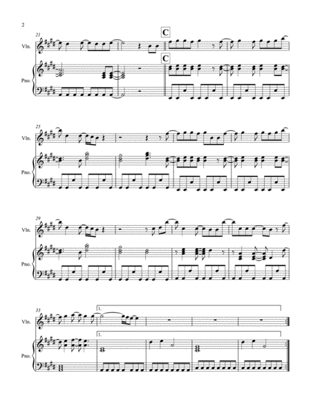 Need You Now Violin Piano Page 2