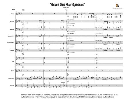 Never Can Say Goodbye 10 Piece Vocal D Major Original Key Page 2