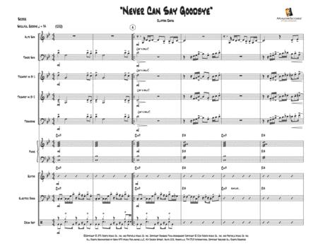 Never Can Say Goodbye 9 Piece Instrumental Page 2