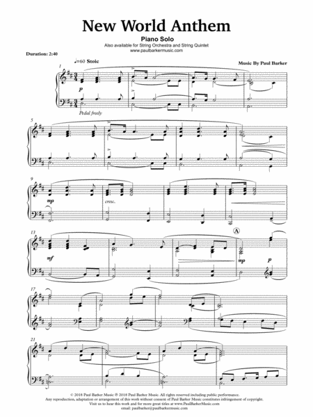 New World Anthem Piano Solo Page 2