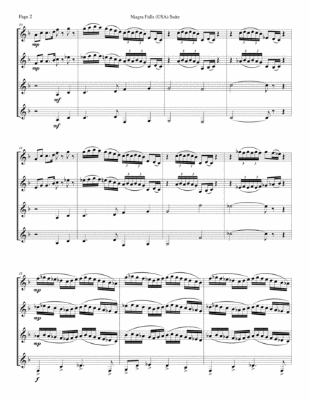 Niagara Falls Suite Usa For Clarinet Quartet Page 2