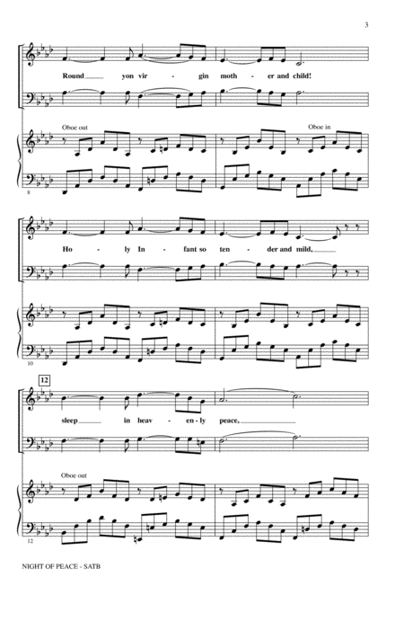 Night Of Peace Arr John Purifoy Page 2