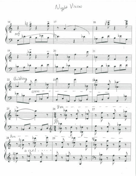 Night Vision For Violin And Piano Page 2