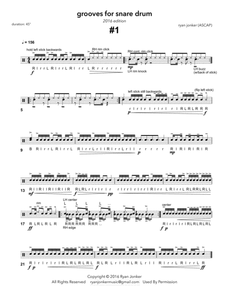 Nine Grooves For Snare Drum Page 2