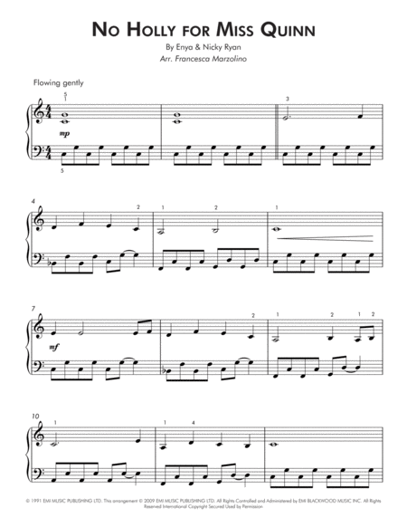 No Holly For Miss Quinn Early Intermediate Piano Page 2