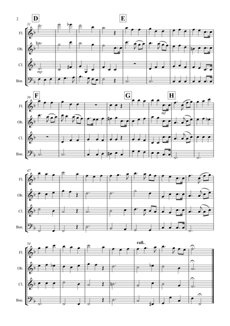 Nocturne From A Midsummer Nights Dream For Wind Quartet Page 2