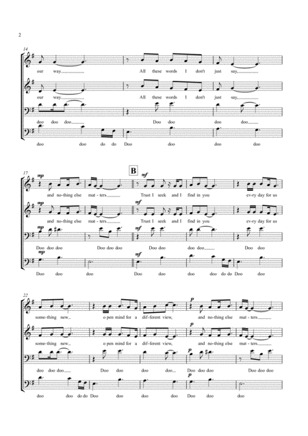 Nothing Else Matters Ttbb A Cappella For Choir Page 2