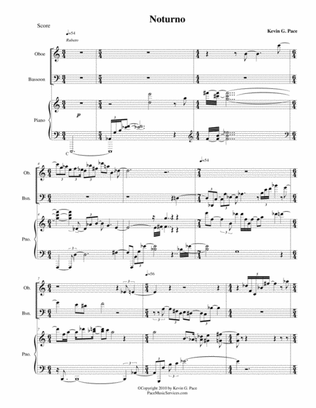 Noturno For Oboe Bassoon Piano Page 2