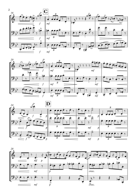 Nutcracker March Brass Trio Page 2