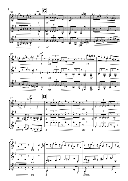 Nutcracker Suite March Clarinet Trio Page 2