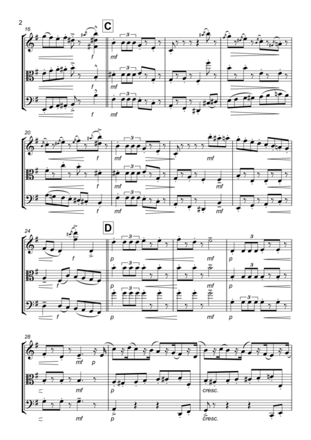 Nutcracker Suite March String Trio Page 2