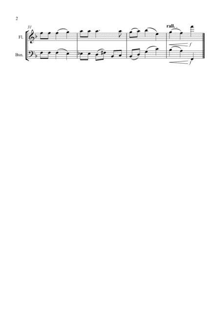 O Christmas Tree For Flute And Bassoon Duet Page 2