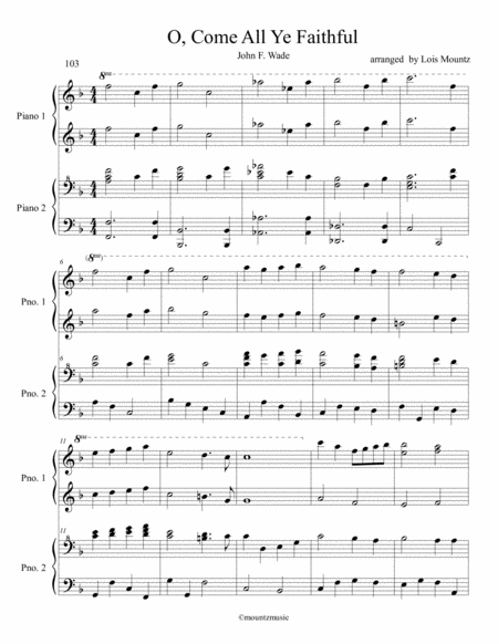 O Come All Ye Faithful Duet Page 2