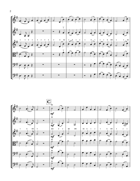 O Come All Ye Faithful String Orchestra Page 2