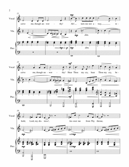 O Divine Redeemer Mezzo Soprano Or Baritone Violin Piano Page 2