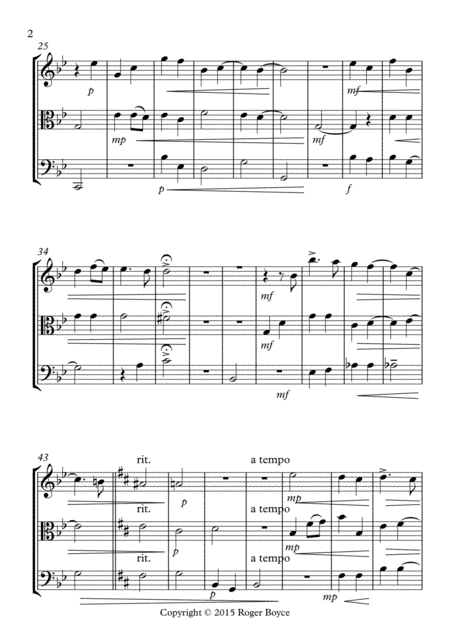 O Holy Night 2 E Flat Clarinets Piano And Optional Drum Set Intermediate Level Page 2