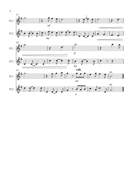 O Holy Night For Flute Duet Page 2