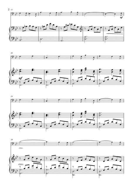 O Holy Night For Solo Bassoon And Piano Page 2