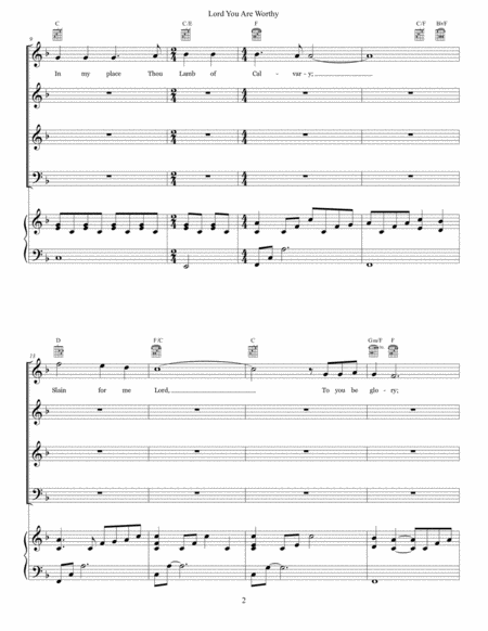 O Magnum Mysterium For Trombone Quartet Page 2