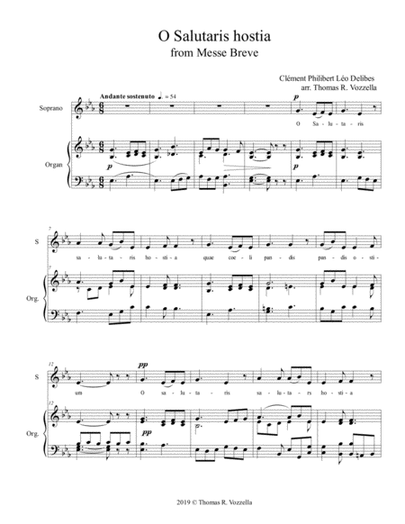 O Salutaris Hostia From Messe Breve Vocal Solo Page 2