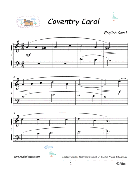 O Tannenbaum Easy Key Of C Flute Page 2