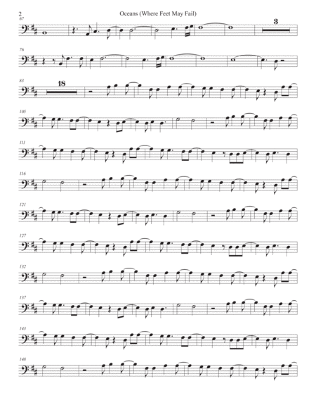 Oceans Original Key Euphonium Page 2